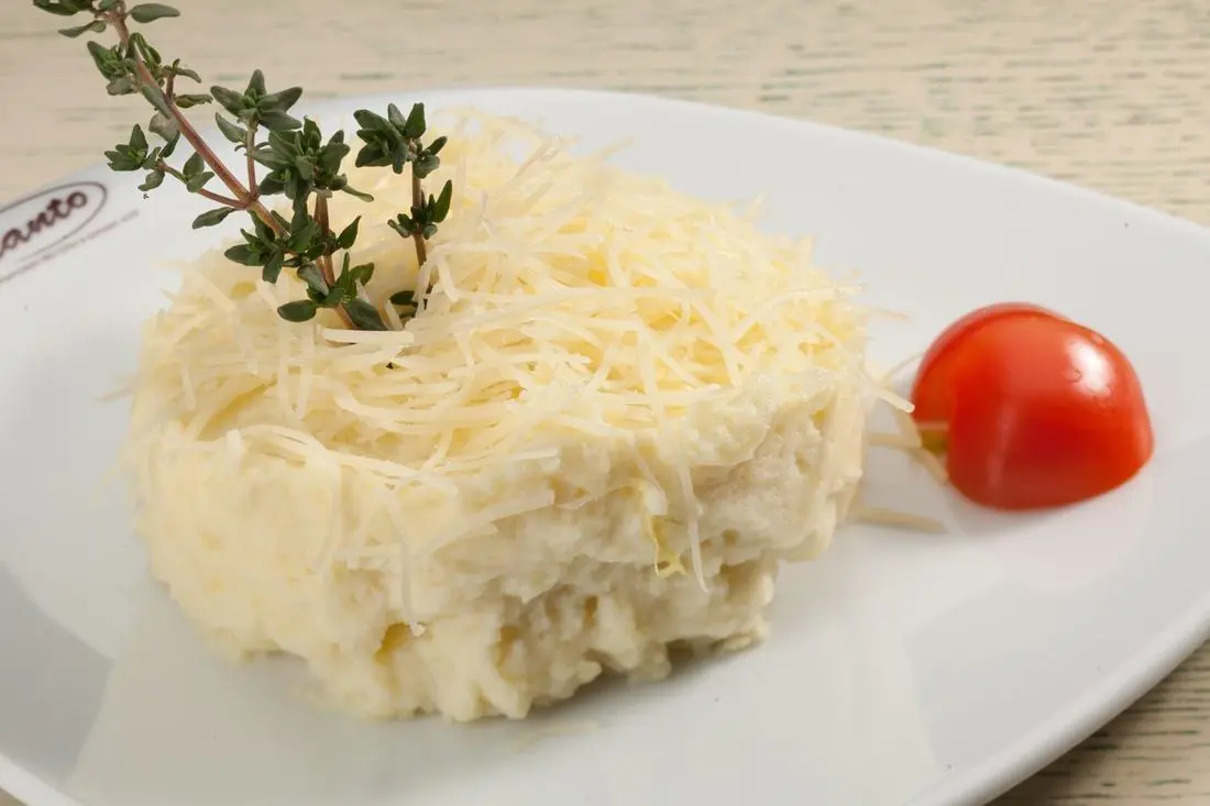 Пюре с пармезаном